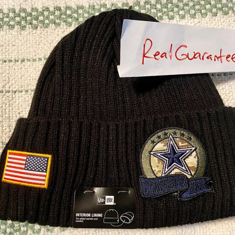 Nwt Authentic New Era Dallas Cowboys Salute To Service Sport Knit Hat Cap Beanie